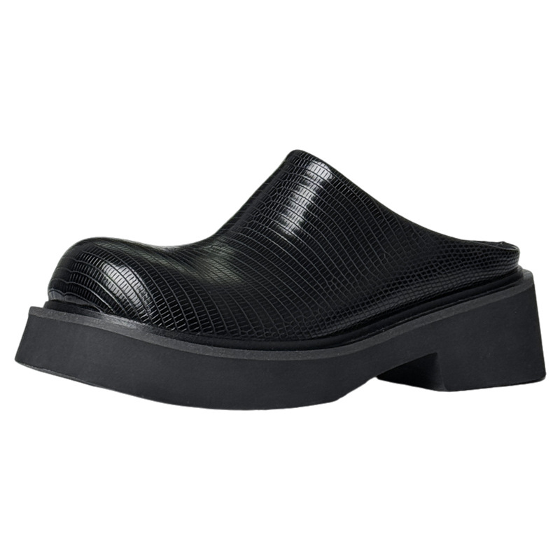 Men Shoes Elegant - 6 Cm Height Mens Fashion Slippers