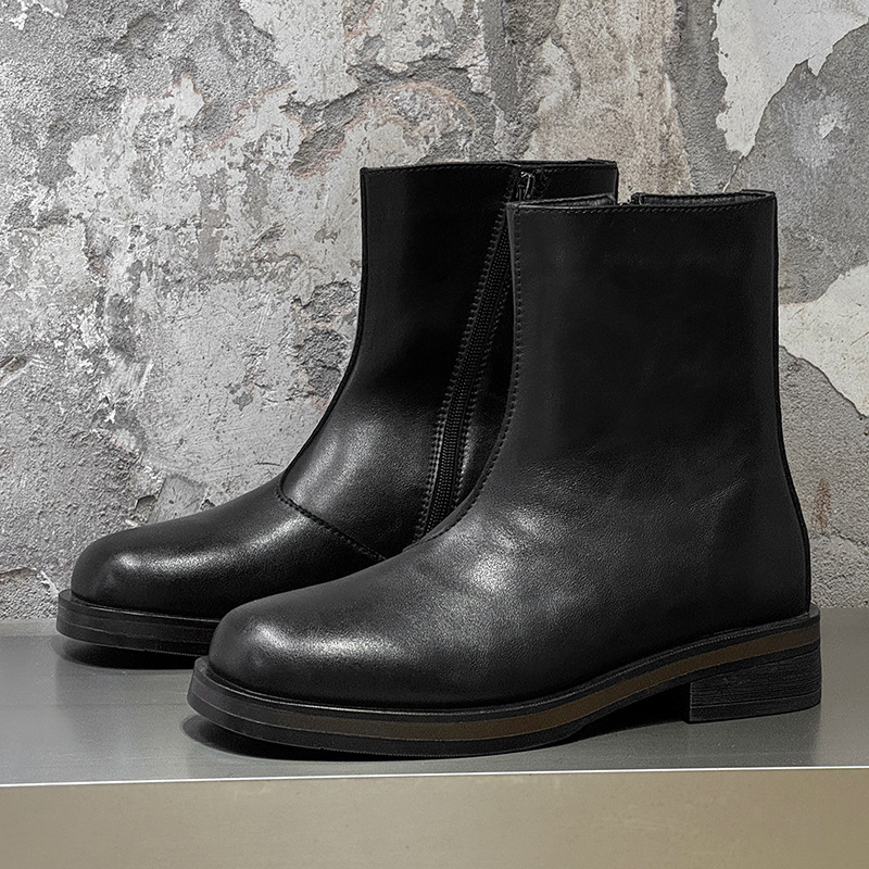 Men Shoes Elegant - Vintage Mens Boots Luxury Handmade Quality
