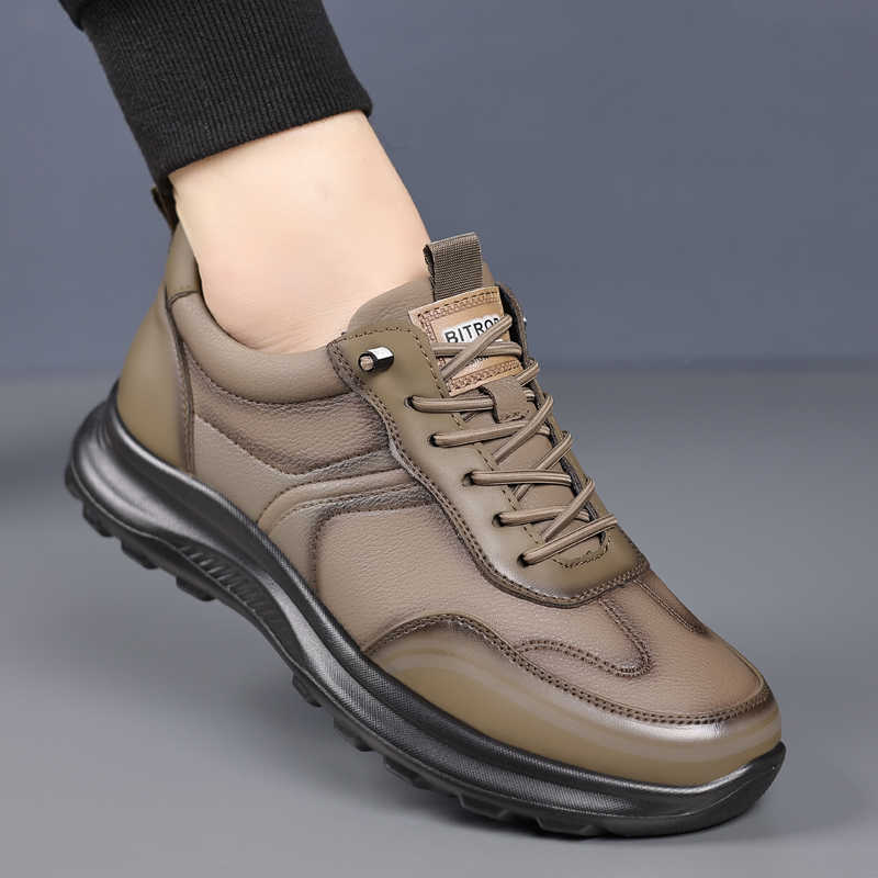 Men'S Shoes With Toes - Lace-up With Ties Dressing Shoes For