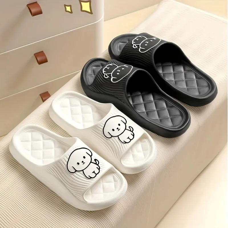 Cute Carton Slippers Bathroom  - Men'S Shoes Slip On recension och pris