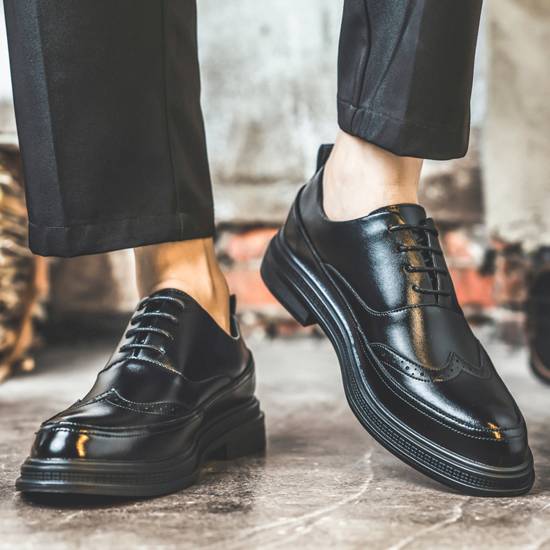 Men's Height Increasing Leathe - Men Shoes For Wedding recension och pris
