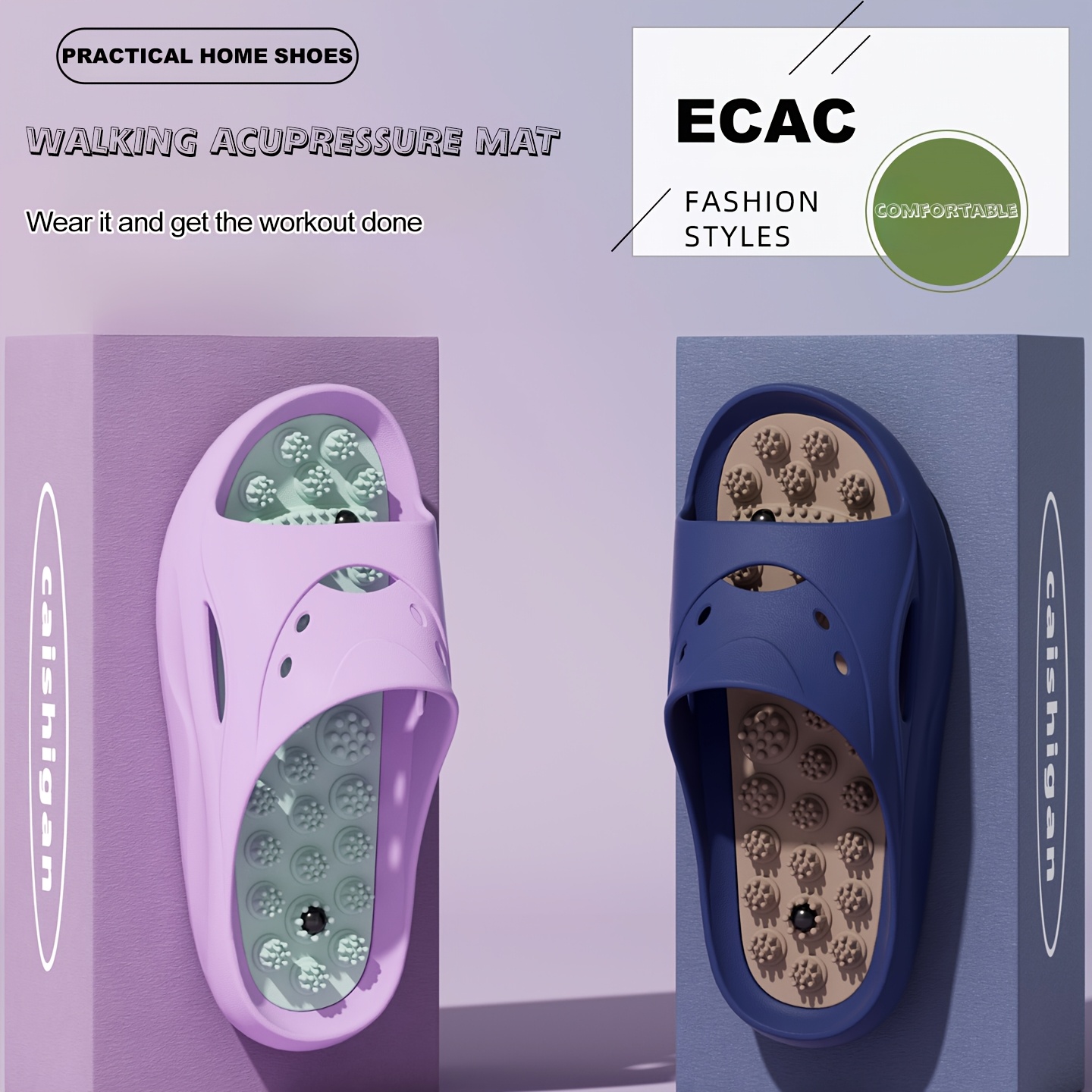 Women Men EVA Massage Slippers - Men'S Shoes Non Slip recension och pris