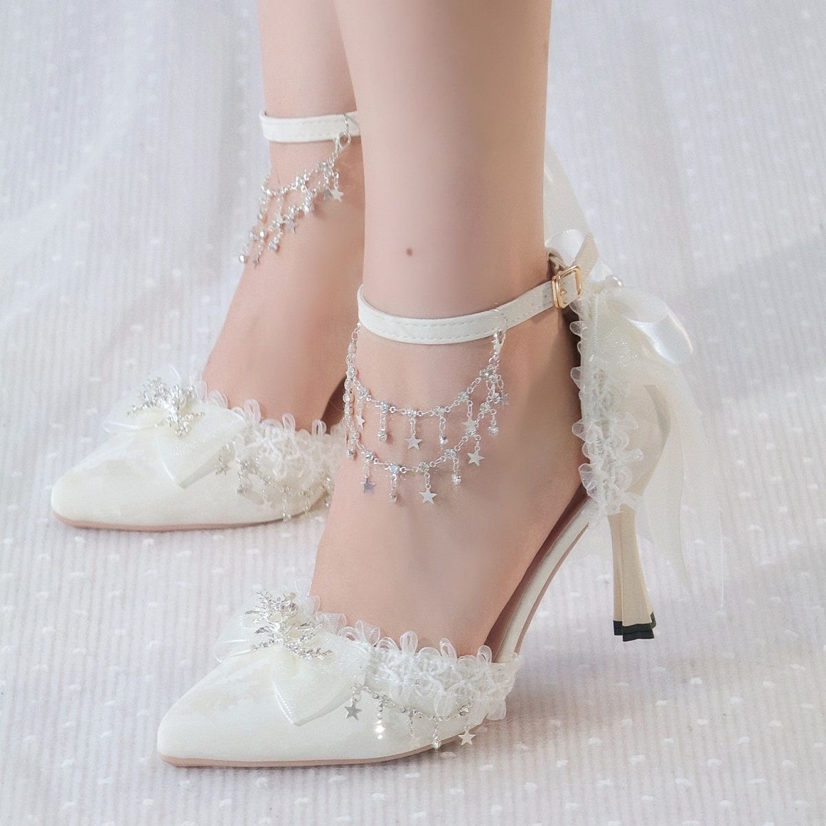 Lolita Female Shoes Heels Whit - Men Shoes Elegant recension och pris