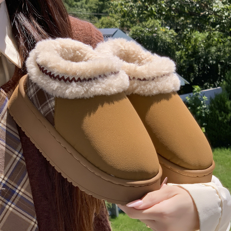 2026 Platform Fluffy Slippers  - Men Shoes Elegant recension och pris