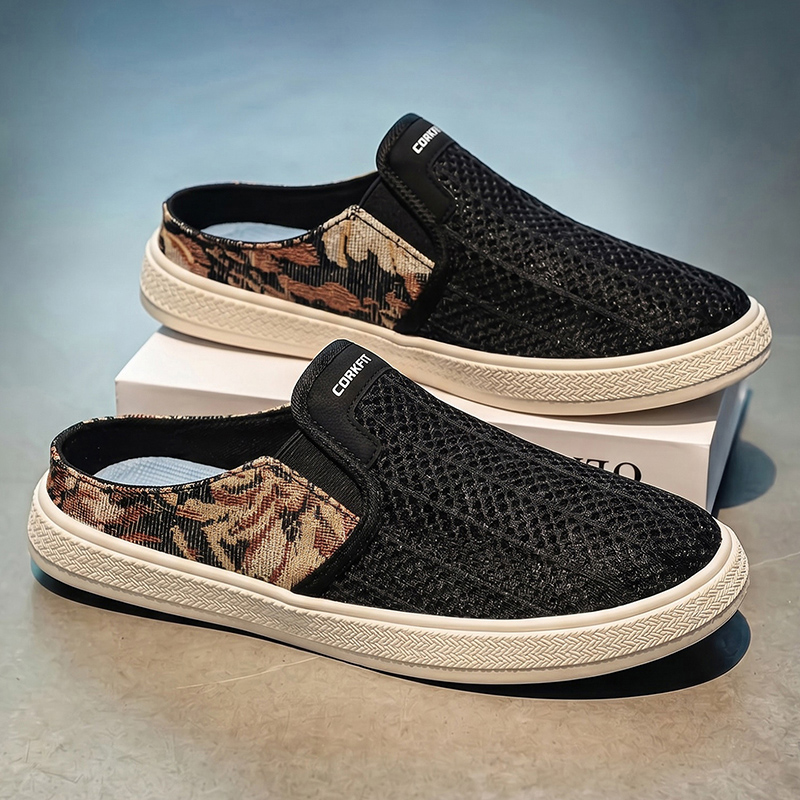 Summer men's perforated mesh s - Men'S Shoes With Toes recension och pris