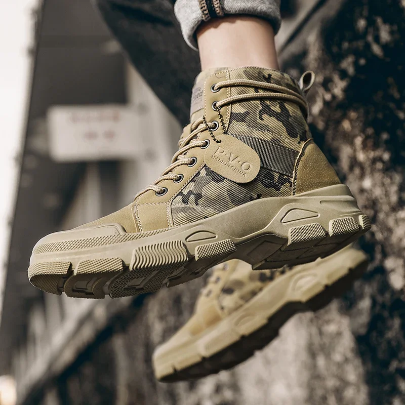 High-Top Boots for Men Autumn  - Men'S Shoes Hoka Sale recension och pris