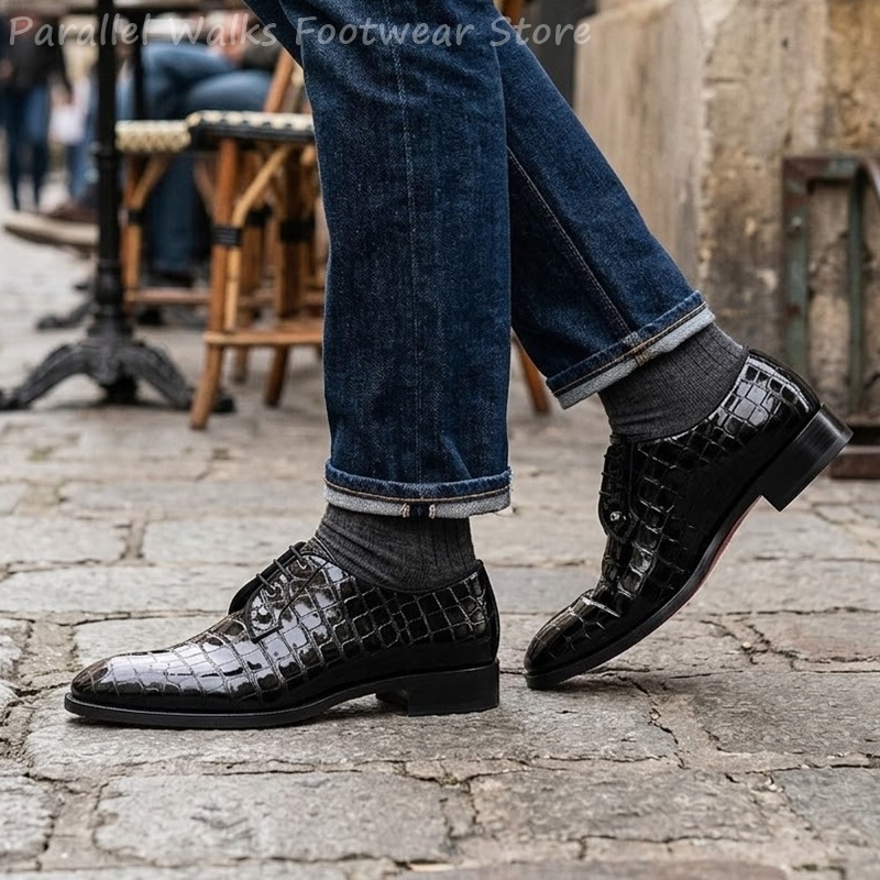 Men Patent Leather Oxford Shoe - Men Shoes For Wedding recension och pris