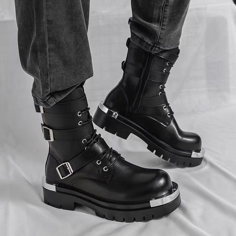 High Quality Men's Ankle Boots - Men Shoes Elegant recension och pris