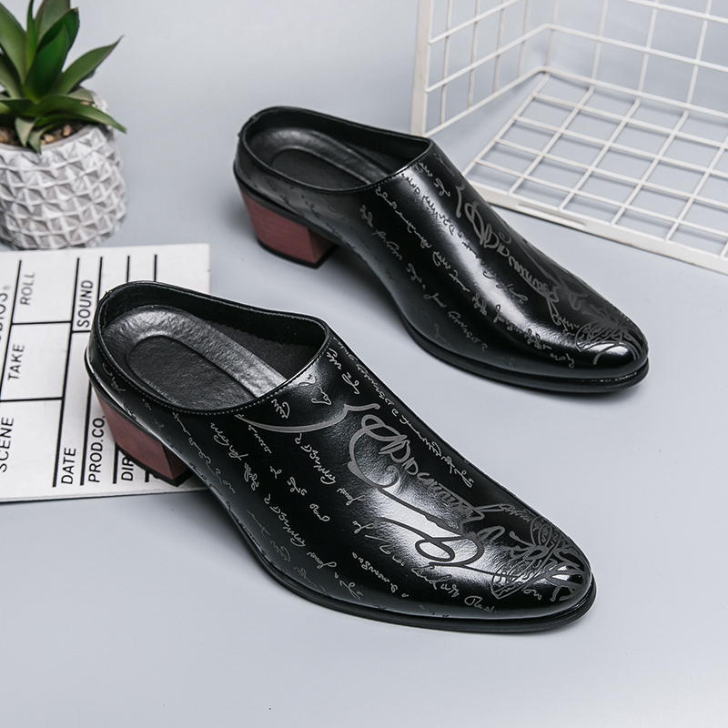 Men Brown Leather Mules Slippe - Men'S Shoes With Toes recension och pris
