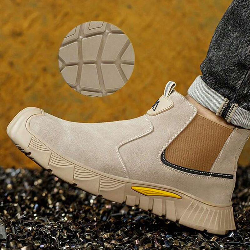 Wear Resistant Durable Steel T - Men'S Shoes With Toes recension och pris
