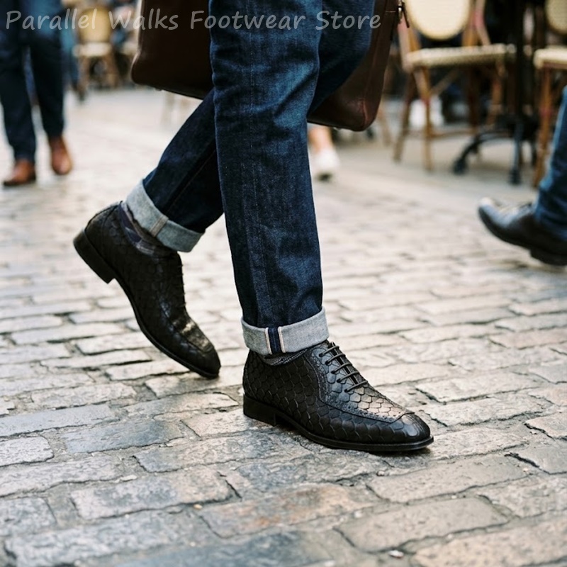 Sartorial Men Oxfords Fish Sca - Men Shoes For Wedding recension och pris