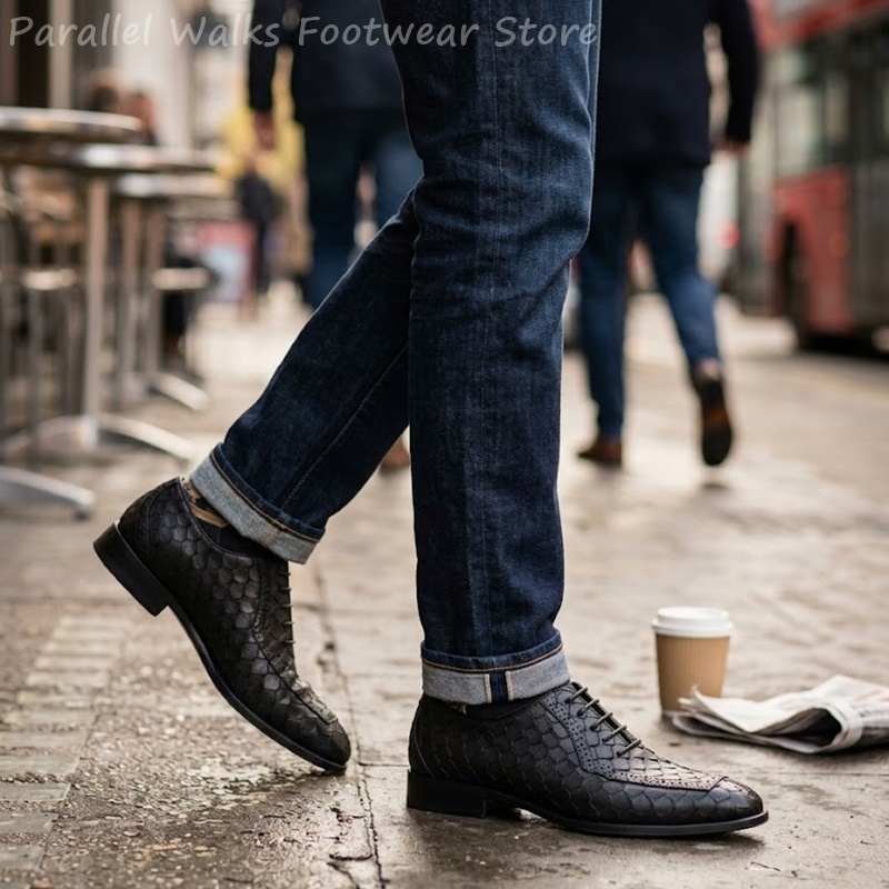 Sartorial Men Oxfords Fish Sca - Men Shoes For Wedding recension och pris
