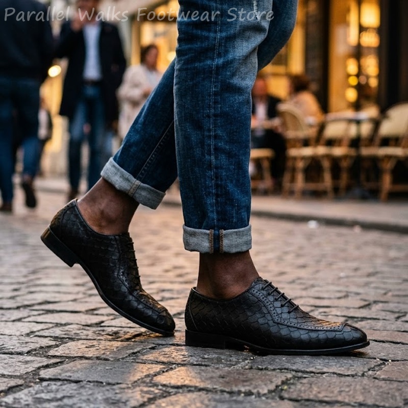Sartorial Men Oxfords Fish Sca - Men Shoes For Wedding recension och pris