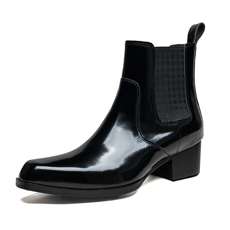 Luxury Patent Leather Mens Ank - Men Shoes For Wedding recension och pris