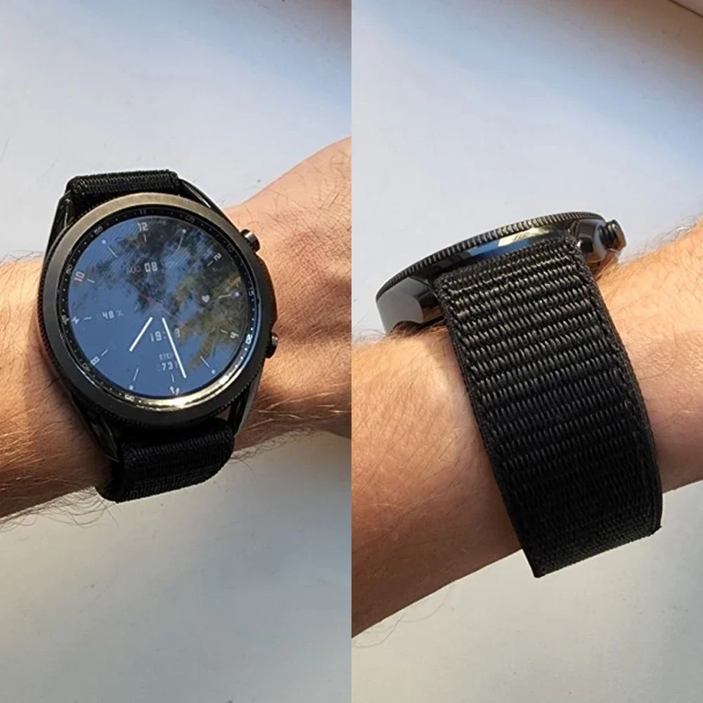 26mm 22mm Nylon Loop Watch Ban - Velcro Strap Sandal recension och pris