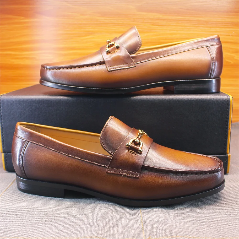 Men's Loafers Dress Shoes roun - Men'S Shoes With Toes recension och pris