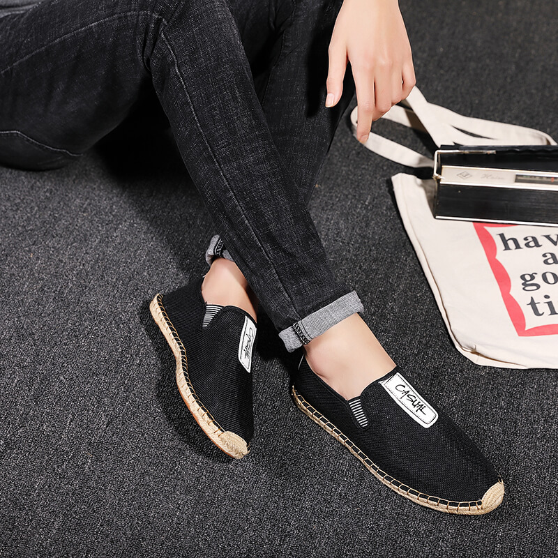 Linen Male Casual Shoes Loafer - Men Shoes Elegant recension och pris