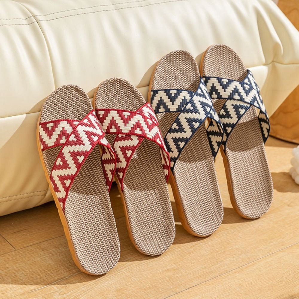 Fashion Ethnic Style Linen Cro - Men'S Shoes Non Slip recension och pris